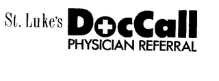 ST. LUKE'S DOCCALL PHYSICIAN REFERRAL logo