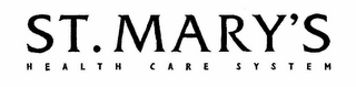 ST. MARY'S HEALTH CARE SYSTEM logo