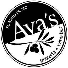 ST. MICHAELS, MD AVA'S PIZZERIA· WINE BAR
