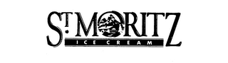 ST. MORITZ ICE CREAM logo