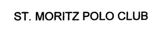 ST.  MORITZ POLO CLUB logo