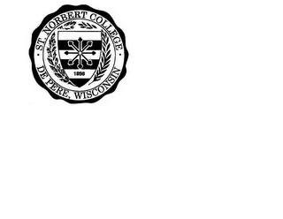 ST. NORBERT COLLEGE DE PERE, WISCONSIN 1898 logo