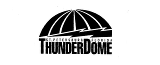 ST. PETERSBURG FLORIDA THUNDERDOME logo