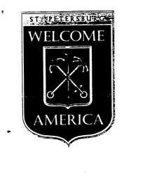 ST. PETERSBURG WELCOME AMERICA logo