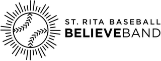 ST. RITA BASEBALL BELIEVE BAND logo