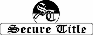 ST SECURE TITLE logo