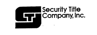 ST SECURITY TITLE COMPANY, INC. logo