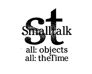 ST SMALL TALK ALL: OBJECTS ALL: THETIME logo