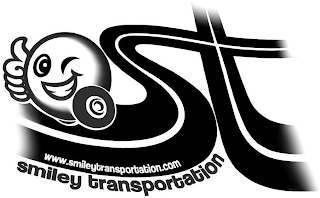 ST SMILEY TRANSPORTATION WWW.SMILEYTRANSPORTATION.COM logo