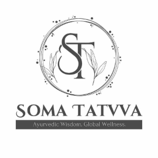 ST SOMA TATVVA AYURVEDIC WISDOM, GLOBAL WELLNESS logo
