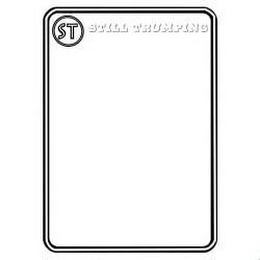 ST; STILL TRUMPING logo