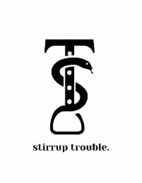 ST STIRRUP TROUBLE. logo