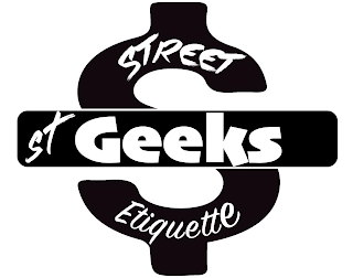 ST, STREET, GEEK, ETIQUETTE logo