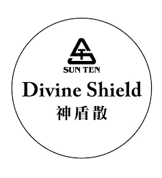 ST SUN TEN DIVINE SHIELD logo