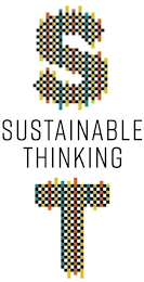 ST SUSTAINABLE THINKING logo