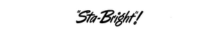 "STA-BRIGHT"! logo