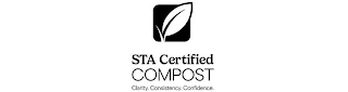 STA CERTIFIED COMPOST CLARITY. CONSISTENCY. CONFIDENCE. logo
