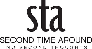 STA SECOND TIME AROUND NO SECOND THOUGHTS logo