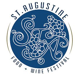 STA ST. AUGUSTINE FOOD + WINE FESTIVAL logo