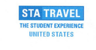 STA TRAVEL THE STUDENT EXPERIENCE UNITED STATES logo