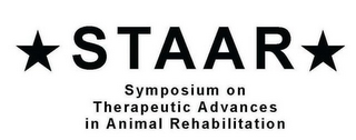 STAAR SYMPOSIUM ON THERAPEUTIC ADVANCESIN ANIMAL REHABILITATION logo