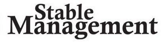 STABLE MANAGEMENT logo
