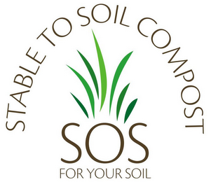STABLE TO SOIL COMPOST SOS FOR YOUR SOIL logo