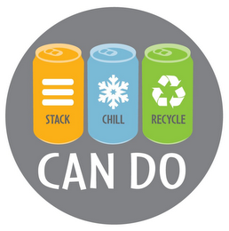 STACK CHILL RECYCLE CAN DO logo