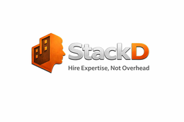 STACKD HIRE EXPERTISE, NOT OVERHEAD logo