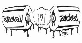 STACKED N JACKED FITNESS GEAR logo