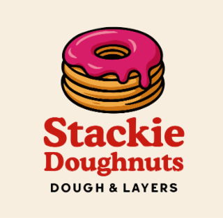 STACKIE DOUGHNUTS DOUGH & LAYERS logo