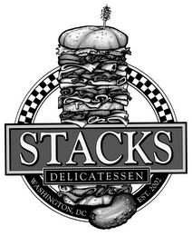 STACKS DELICATESSEN WASHINGTON, DC EST. 23002 logo
