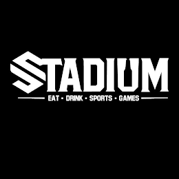 STADIUM - EAT - DRINK - SPORTS - GAMES - logo