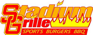 STADIUM GRILLE SPORTS BURGERS BBQ logo