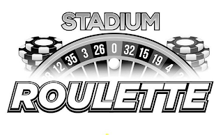 STADIUM ROULETTE 12 35 3 26 0 32 15 19 4 logo