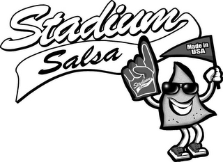 STADIUM SALSA STADIUM SALSA MADE IN USA logo