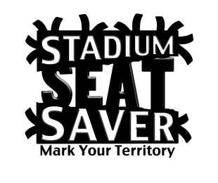 STADIUM SEAT SAVER MARK YOUR TERRITORY logo