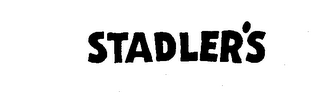 STADLER'S logo