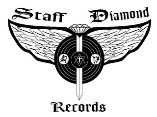 STAFF DIAMOND RECORDS logo