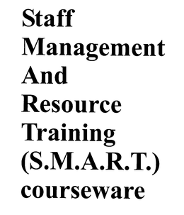 STAFF MANAGEMENT AND RESOURCE TRAINING (S.M.A.R.T.) COURSEWARE logo