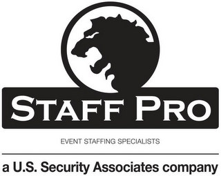 STAFF PRO EVENT STAFFING SPECIALISTS A U.S. SECURITY ASSOCIATES COMPANY logo