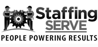 STAFFING SERVE PEOPLE POWERING RESULTS logo