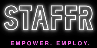 STAFFR EMPOWER. EMPLOY. logo