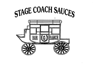 STAGE COACH SAUCES BAR G RANCH logo
