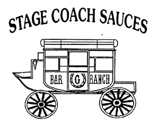 STAGE COACH SAUCES BAR G RANCH logo