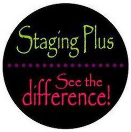 STAGING PLUS SEE THE DIFFERENCE! logo