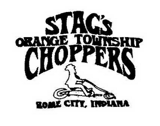 STAG'S ORANGE TOWNSHIP CHOPPERS ROME CITY, INDIANA logo