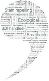 STAIN REPELLING ECOLOGICAL SOFT HANDFEEL BREATHABLE logo