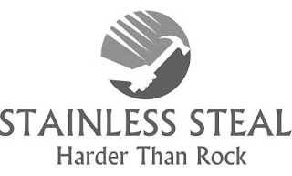 STAINLESS STEAL HARDER THAN ROCK logo