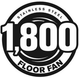 STAINLESS STEEL 1,800 FLOOR FAN logo